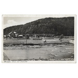 [MUSZYNA]. Muszyna. Beach on the Poprad River.