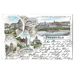 [PRZEMYŚL]. Greetings from Przemyśl. 1897.