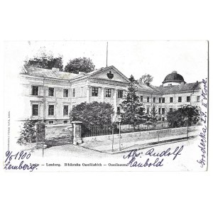 [LVIV]. Lviv. Ossolinski Library. 1900.