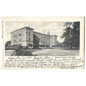 [OPOLE]. Oppeln. Kaiserl. Ober-Post-Direktion. 1902.