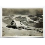 [CZARNOHORA]. Czarnohora. Shelter A. Z. S. Warsaw under Pop Ivan. Photo: Henryk Trebert.