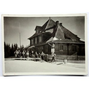 [GORGANY]. Bieszczady - Gorgany. Border guard post on the Vyshkov Pass. Photo by A[dam]...