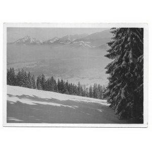 [TATRY]. Tatra Mountains. Zakopane. Landscape from Gubałówka II.  Photo by A[ntoni ] M[ieczyslaw]....
