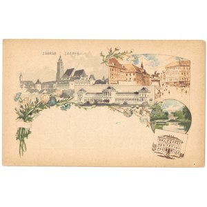 [CROATIA, ZAGREB]. Zágráb. Zagreb. 1896.