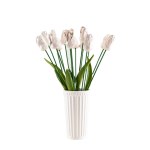 Beata Szustkiewicz, Bouquet of white ceramic tulips, 2026