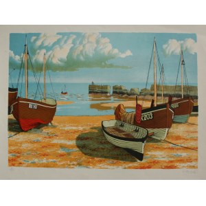 A.N. (XX w.), Łodzie na plaży w Hastings