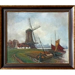 A.N. (1st half of 20th century), Old mill in Niederrhein