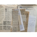 [Chess] Large set of private chess lover's archive [1957-1969].