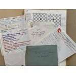 [Chess] Large set of private chess lover's archive [1957-1969].
