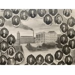 ŻYRARDÓW. Jubilee tableau of Marceli SEROCZYÑSKI's 57th anniversary. Zyrardow Works [1936].