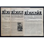 [Scouting] BRZASK. Discussion monthly cultural and social magazine. Five issues:2-3,4-5,7. Warsaw [1937].