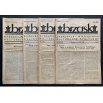 [Scouting] BRZASK. A monthly cultural and social discussion magazine. 5 issues from the last year of the magazine