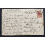 Polish National Society. LIW. Castle. Patriotic vignette. Warsaw [1908].