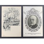 SIENKIEWICZ Henryk. Two cards [1901-1916].