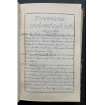 [Manuscript] Memoirs of illustrious men beginning in 1816 extracted from various Newspapers and Scientific Journals [1858].