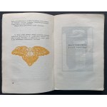 [BUŁHAK Jan] RUSZCZYC Ferdynand - Liść wawrzynu i płatek róży. Wilno [1937]
