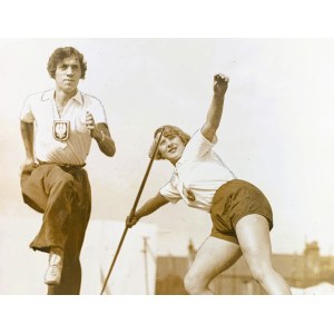 SPORT. Stanisława Walasiewiczówna e Jadwiga Wajsna. Londra [1933].