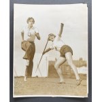 SPORT. Stanisława Walasiewiczówna and Jadwiga Wajsna. London [1933].