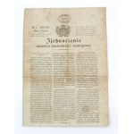 [November Uprising, Alexander Wielopolski] Unification No. 1, 1831