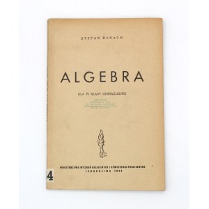 Lviv Wave's] Banach, Algebra, Jerusalem 1944 [Lviv Wave's ex-libris].