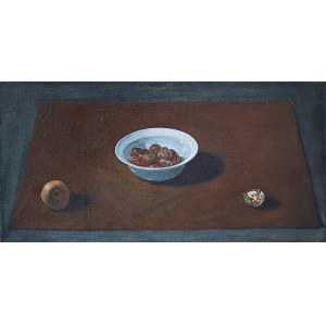Catherine Makiela-Organisty (1984), Hommage a GeorgFleger, chestnuts, pear and nuts, 2014