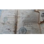 Reise-Pass Passport JANUARY UPRISING Kraków 1860–1863
