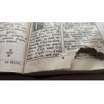 Liturgikon: A Liturgical Book of the Orthodox Church, an Old Cyrillic Print, Lviv, 1780