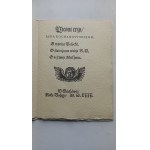 THE WHITE RAVEN'S LODGE: Three Poems by Kochanowski for Jerzy Turowicz. A BIBLIOPHILE EDITION, 1990 /m.