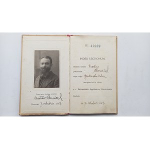 INDEX LECTIONUM Uniwersytet Jagielloński 1919-1921 r. /m.