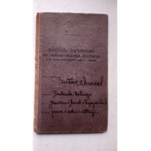 Studentenausweis der k.k. Jagiellonen-Universität 1919–1921 /m.
