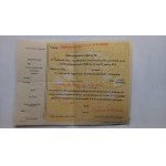 School certificate from Jagiellonian University, ca. 1920 /m.