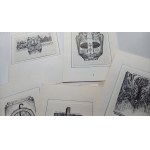 10 Bookplates for John Paul II by Zbigniew Strzałkowski AUTOGRAPH PORTFOLIO /m.