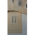 Ex libris di Jelenia Góra 1959-1961 RACCOLTA DI 30 EX LIBRIS /m.