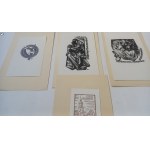 Ten bookplates for Józef Strzałkowski, Łuczak, Nekanda-Trepka, Acedański, Mucha, and Dolatowski TEKA /m.