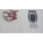 Roman Mucha Bookplates, 10 pieces. TEKA /m.