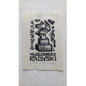 Bookplate In Memoriam Radyski Rajmund Lewandowski /m.