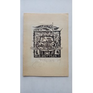 Ex libris by W.Z. Potysz, Henryk Grajek /m.