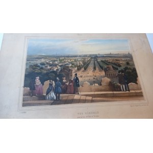 Parigi, vista generale, Julien Jacottet e Auguste Bry, 1850.
