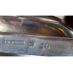 Bougeoir en argent de Johann Raths, Gdańsk (Danzig), vers 1830. UNE VRAIE RARETÉ !!