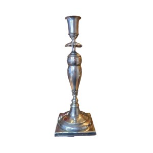 Bougeoir en argent de Johann Raths, Gdańsk (Danzig), vers 1830. UNE VRAIE RARETÉ !!