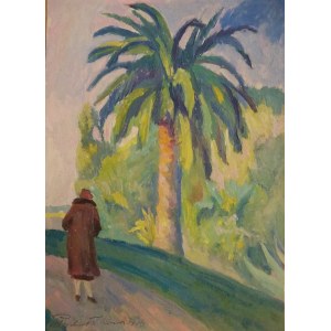 Kobieta z palmą Kazimierz Puchała 1926 r.