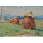 Haystacks by Antoni Bartkowski, ca. 1920