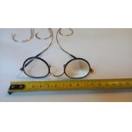 Old gold-plated glasses + temples, ca. 1920