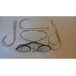 Old gold-plated glasses + temples, ca. 1920