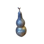 Double Feng Shui gourd, brown, China, 18th century