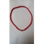 Beaded Necklace, Gold Beads
