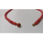 Beaded Necklace, Gold Beads