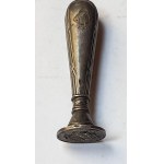 Silver seal stamp, second half of the 19th century