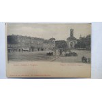 The Market Square and Church in Podgórze, Podgórze, Kraków, 1901