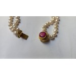 PEARL AND RUBY NECKLACE